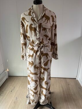 Love & Lore PJ set (leopard print)